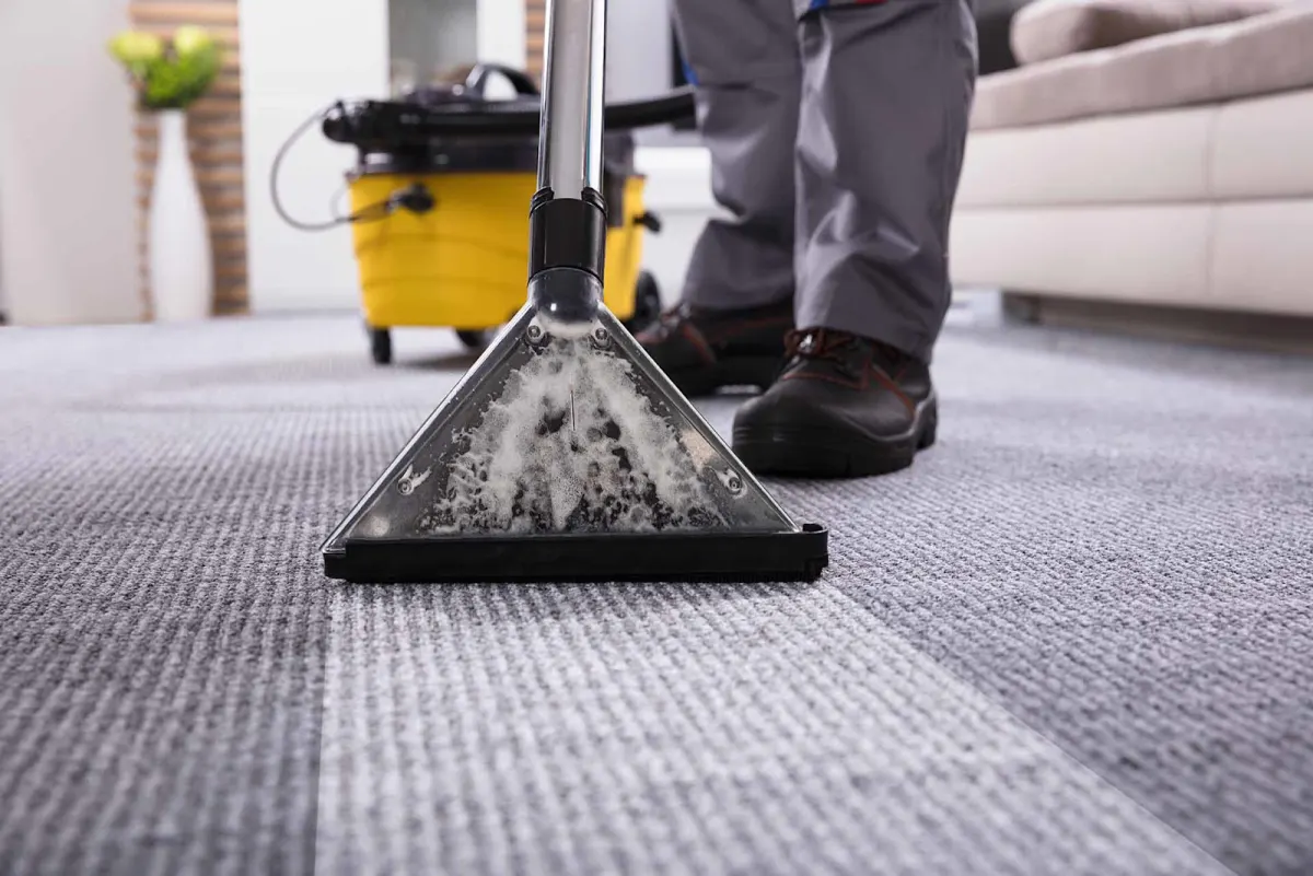 Commercial upholstery and carpet cleaning – professional deep cleaning on site by Just Clean